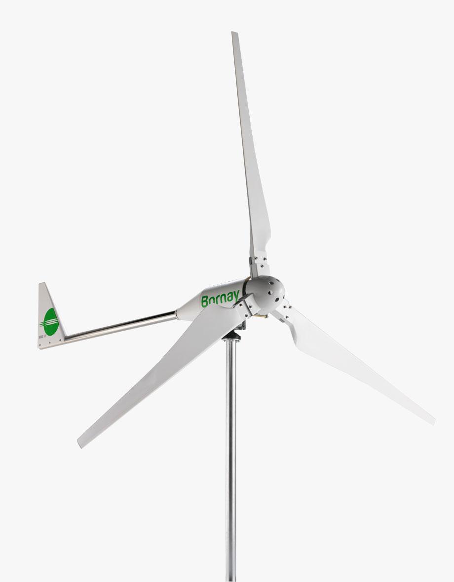 Bornay wind turbine 6000 W 48V 3 blades with digital controller B6000/48